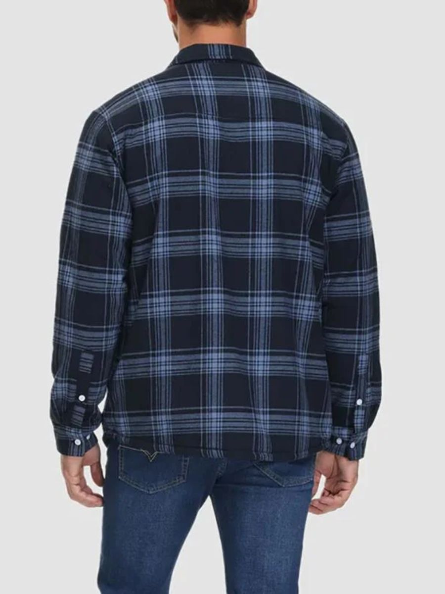 Camisa de cuadros con forro polar