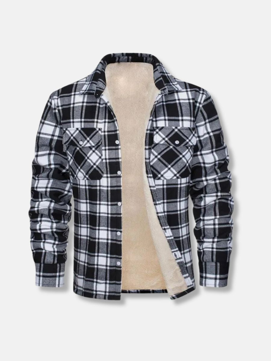 Camisa de cuadros con forro polar