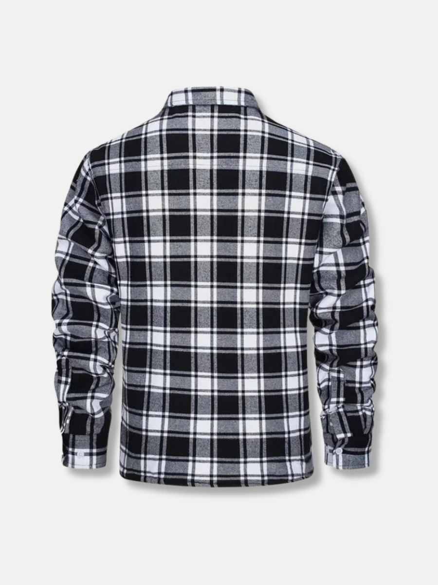 Camisa de cuadros con forro polar
