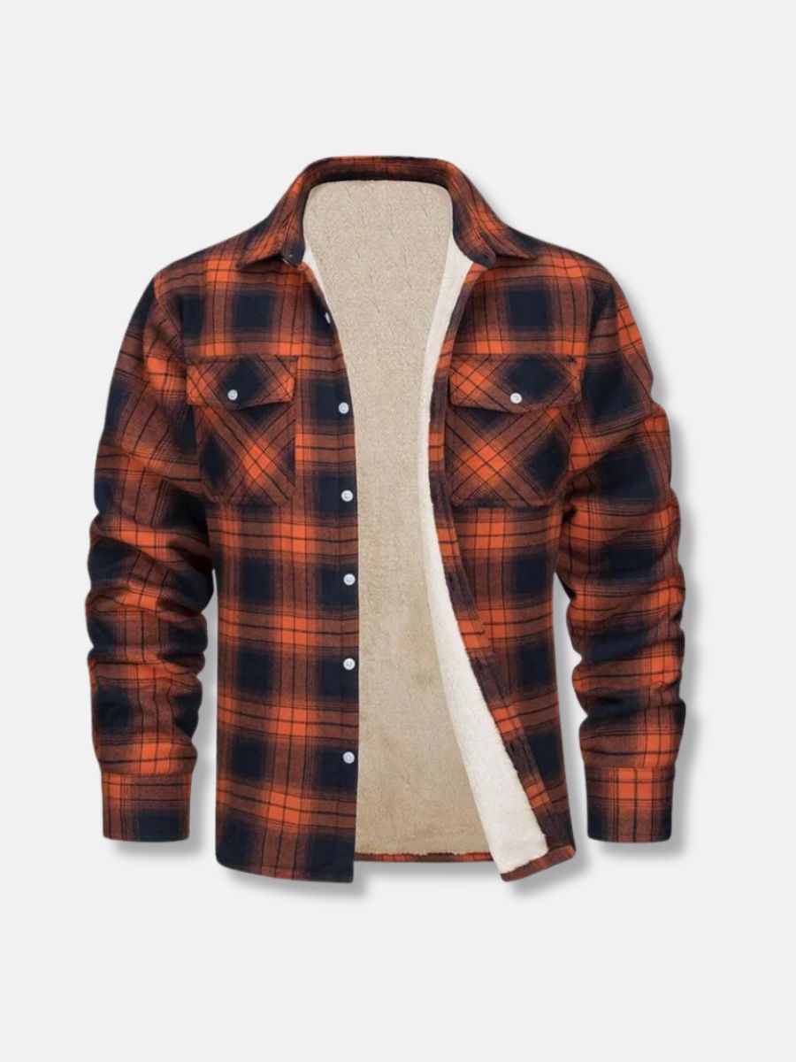 Camisa de cuadros con forro polar