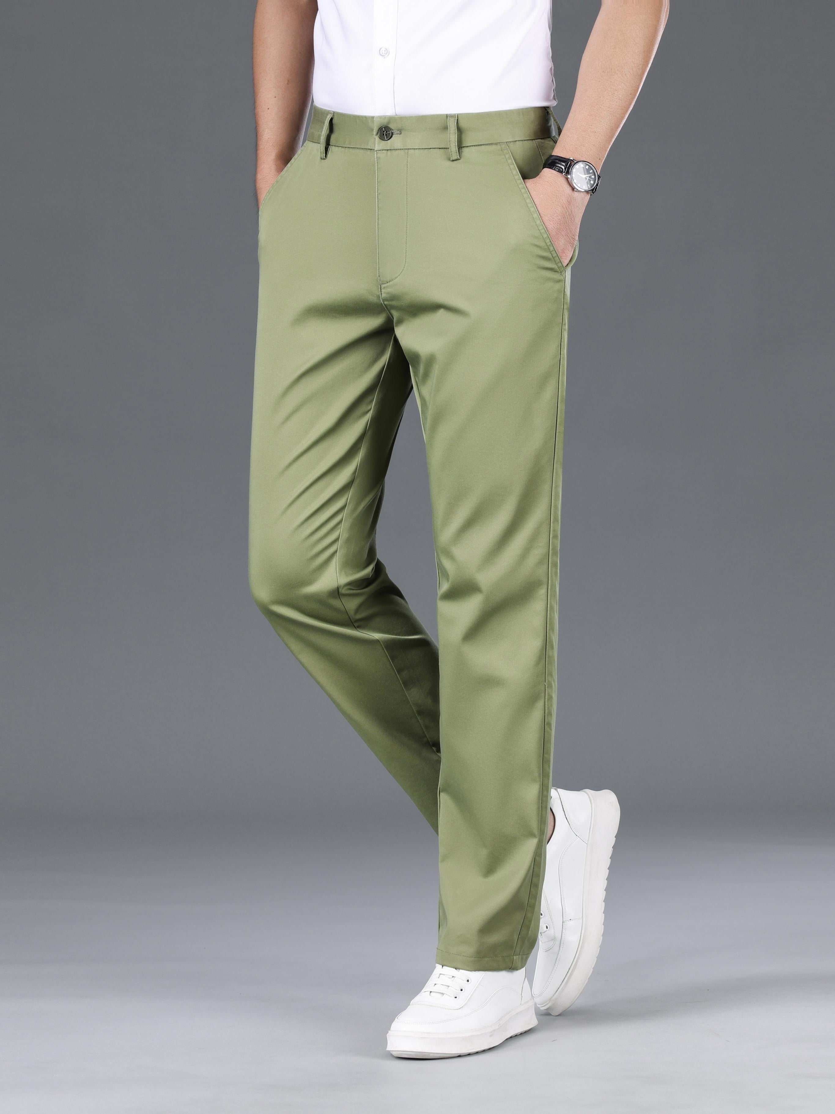 Pantalón clásico ligeramente elástico para hombre