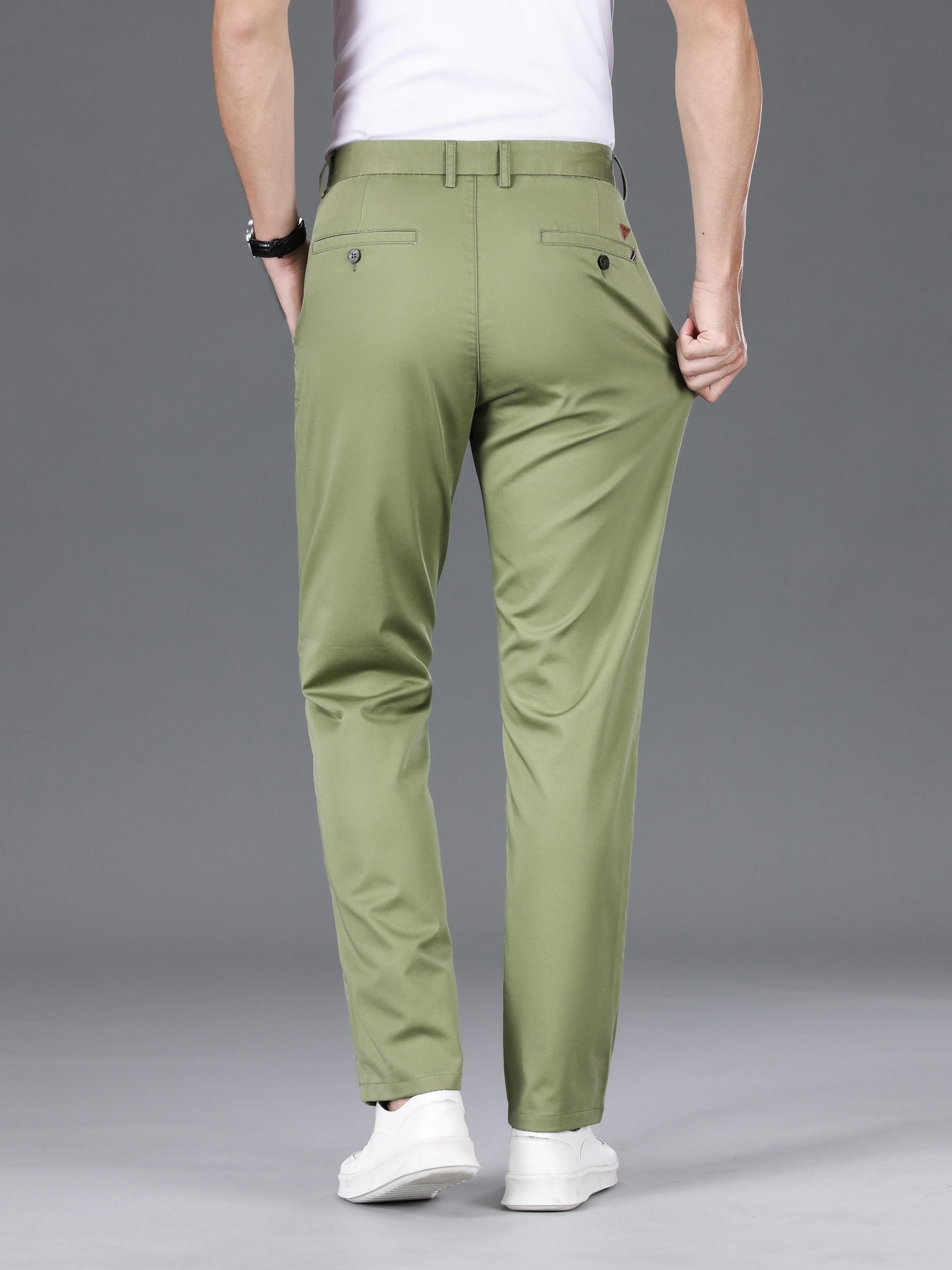 Pantalón clásico ligeramente elástico para hombre