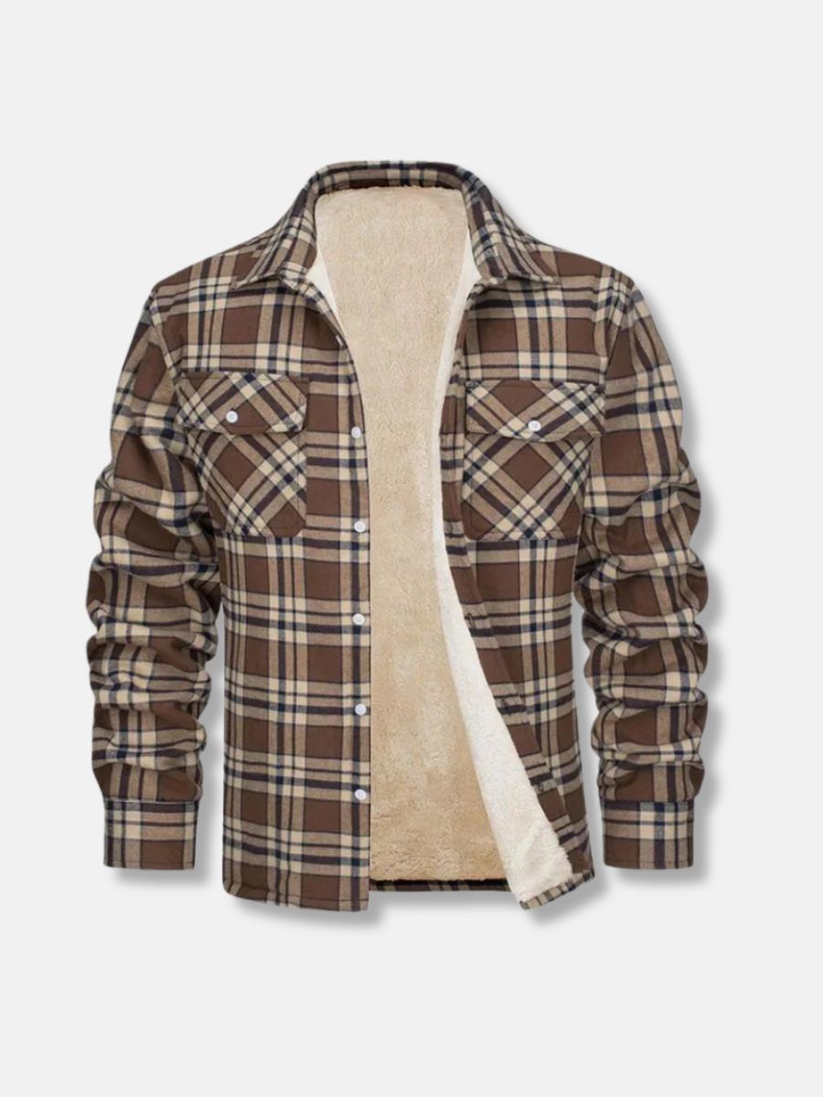 Camisa de cuadros con forro polar