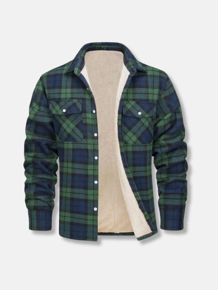 Camisa de cuadros con forro polar