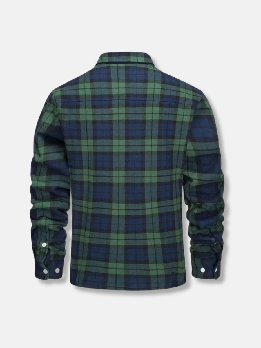 Camisa de cuadros con forro polar